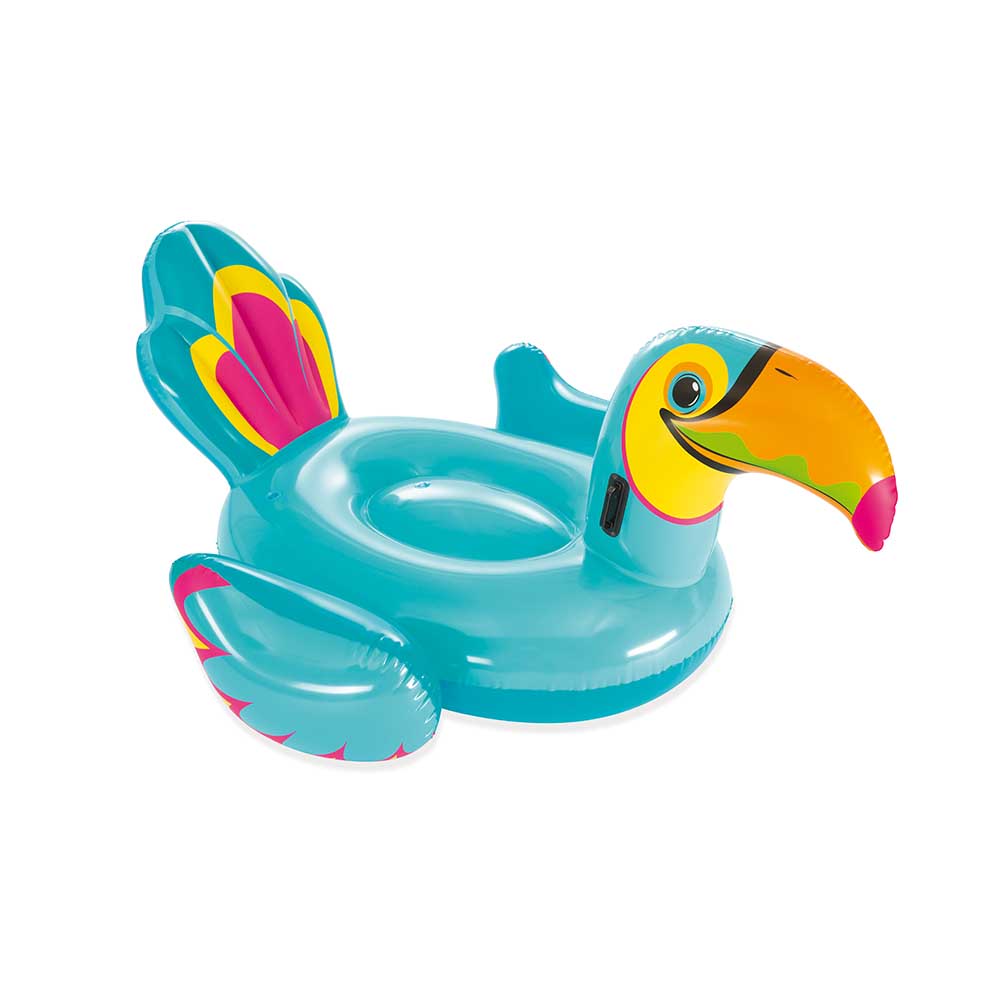 Boia inflável individual Bestway no formato de tucano