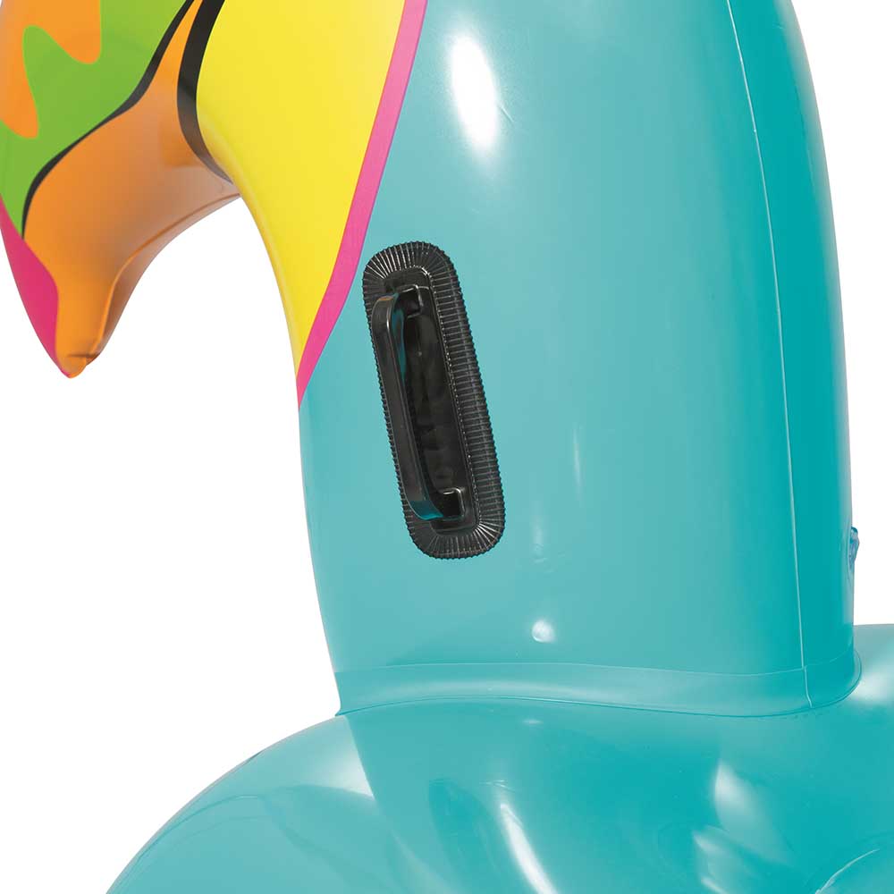 Boia inflável individual Bestway no formato de tucano