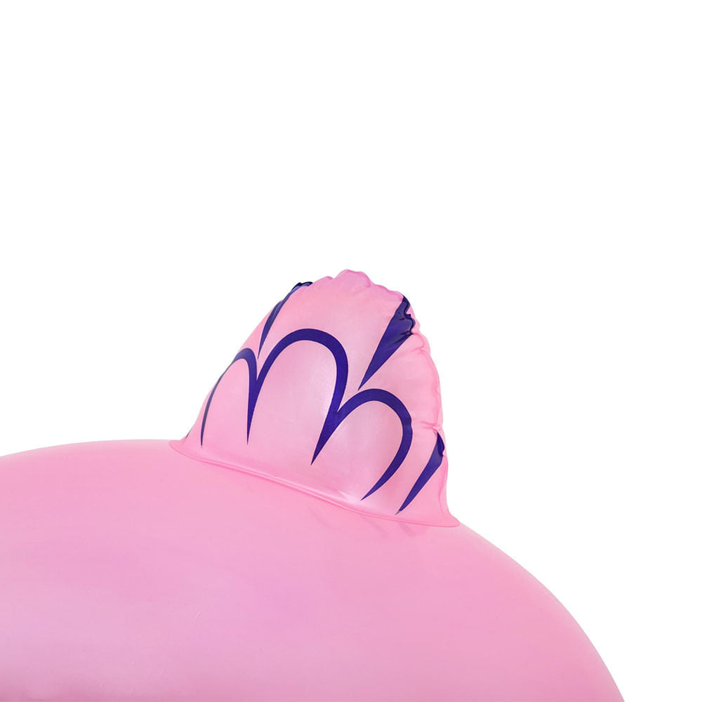 Boia inflável Bestway Flamingo com alças resistentes ideal para piscinas em dias quentes