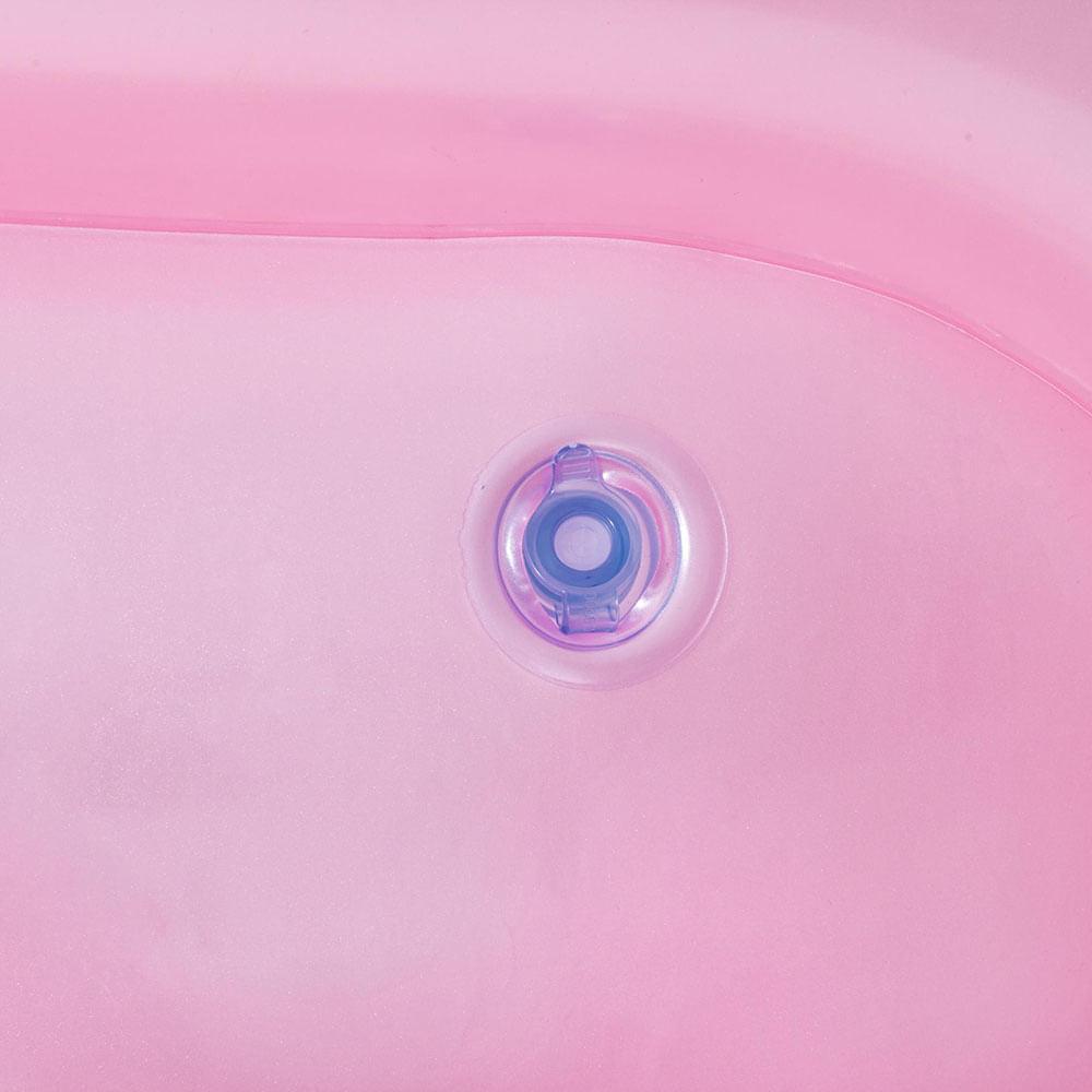 Boia inflável Bestway Flamingo com alças resistentes ideal para piscinas em dias quentes