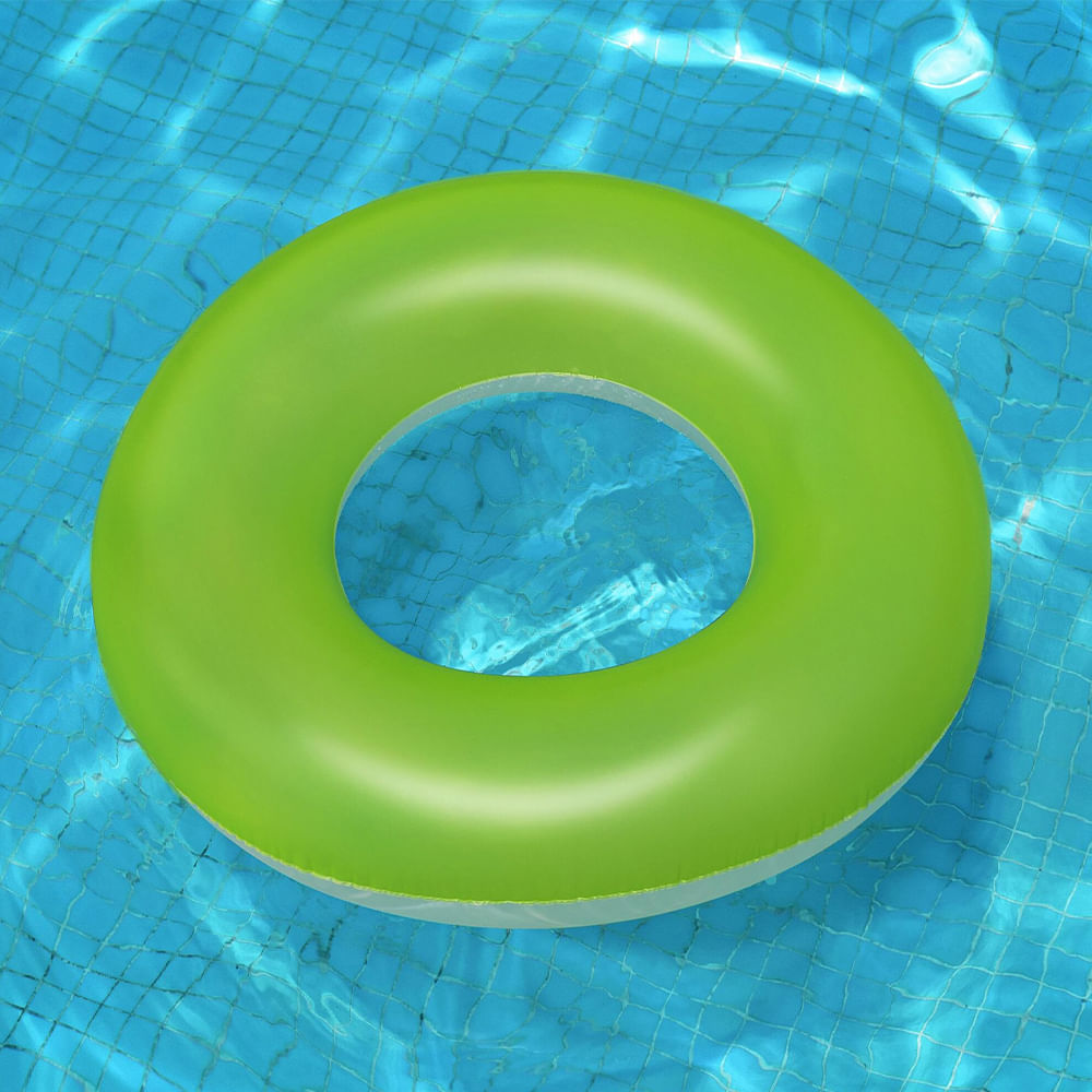 Boia inflável circular de piscina Bestway Neon 91cm