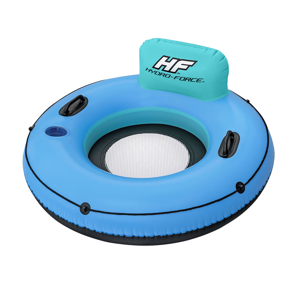 Boia circular com rede d’água White Cap Bestway para 1 pessoa