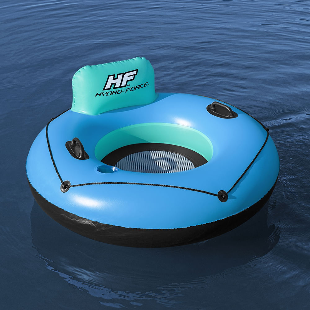 Boia circular com rede d’água White Cap Bestway para 1 pessoa