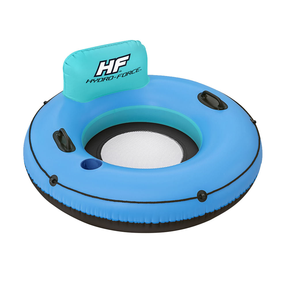 Boia circular com rede d’água White Cap Bestway para 1 pessoa
