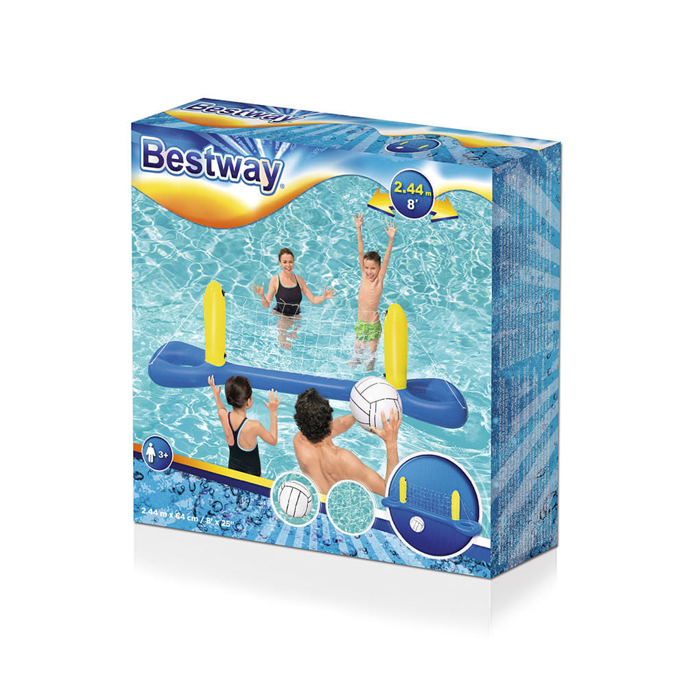 Conjunto inflável Voleibol Bestway de 2,44m