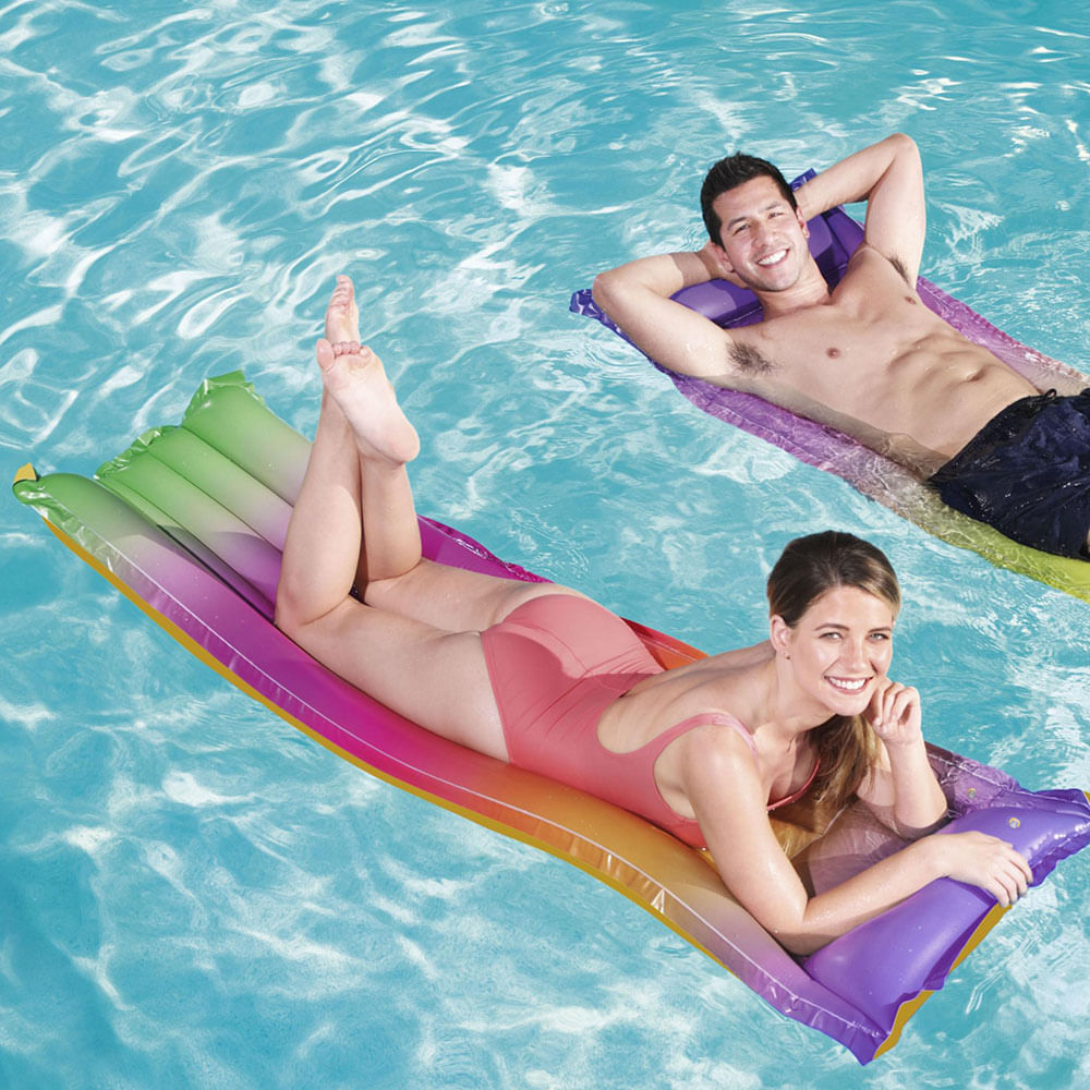 Boia/Colchão Arco-Íris para Adultos Bestway