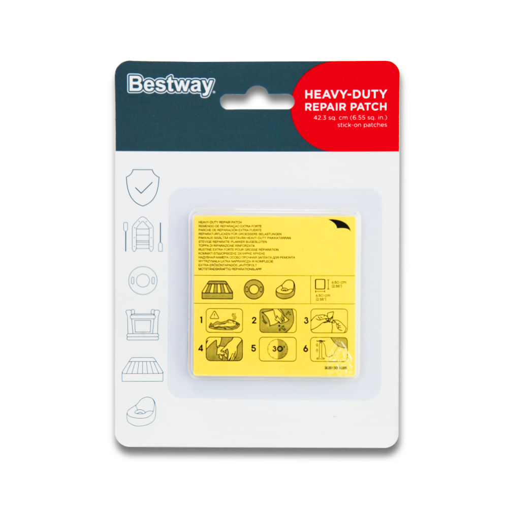 Kit de reparo Bestway para infláveis com 10 peças