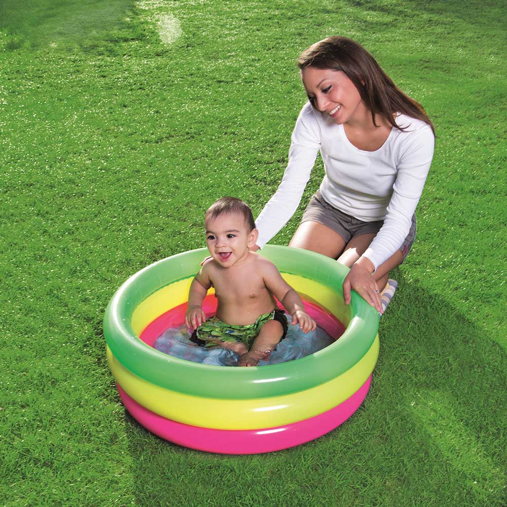 Piscina inflável infantil Bestway Summer Set com capacidade para 41L