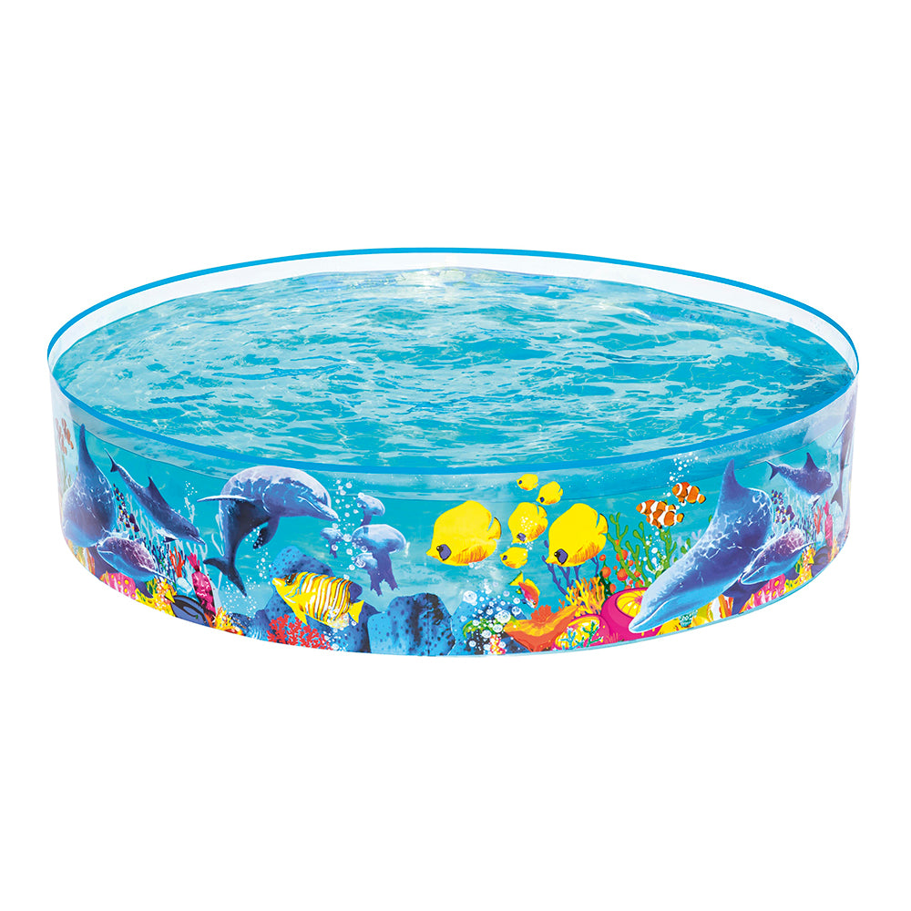 Piscina Semirrígida Circular Infantil Bestway Estampa Peixes 946L