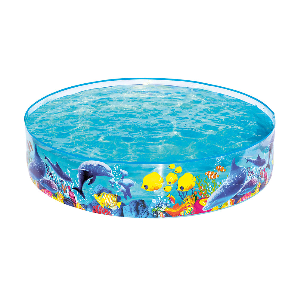 Piscina Semirrígida Circular Infantil Bestway Estampa Peixes 946L