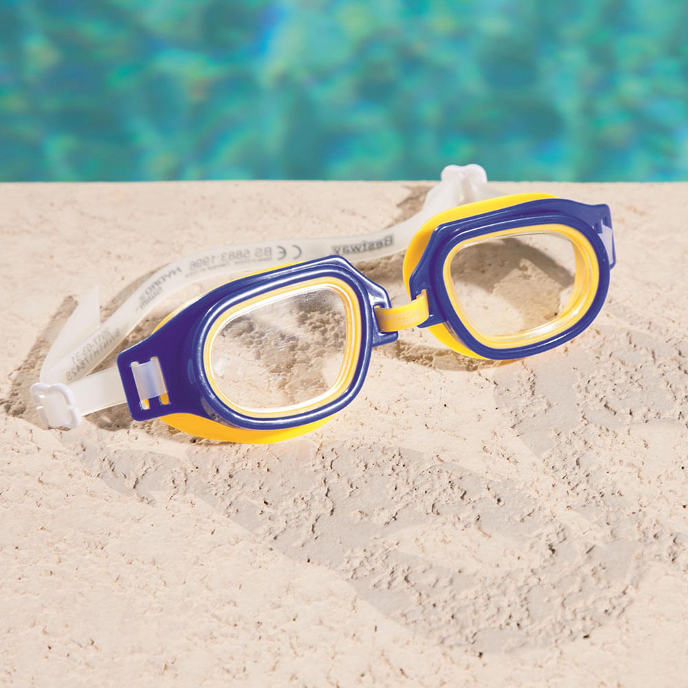 Óculos de natação Bestway infantil Lil Chimp com proteção UV50+