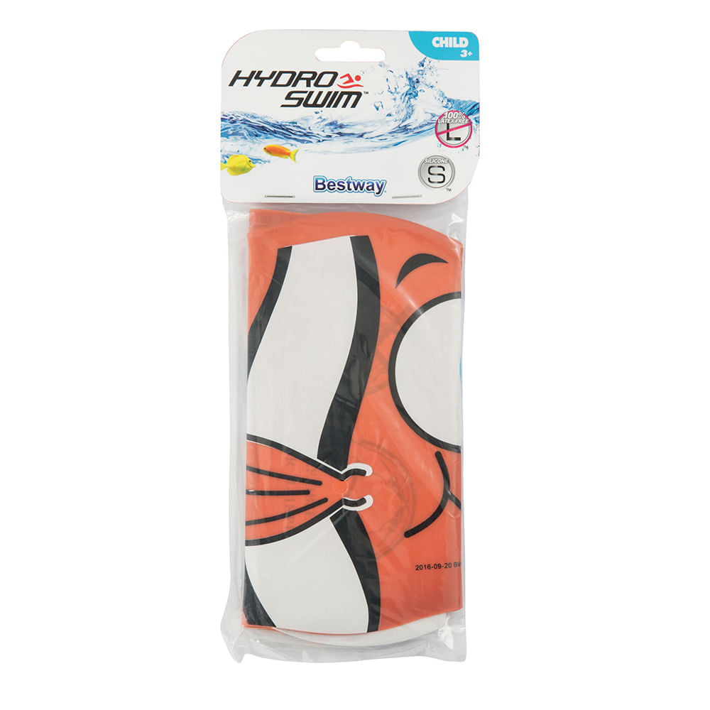 Touca de natação infantil Bestway Peixinho 100% de silicone