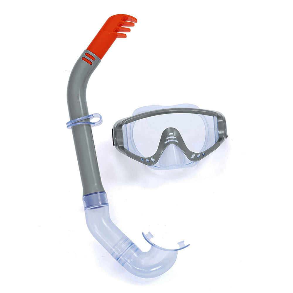 Kit de mergulho Bestway infantil com snorkel e máscara Secret Bay