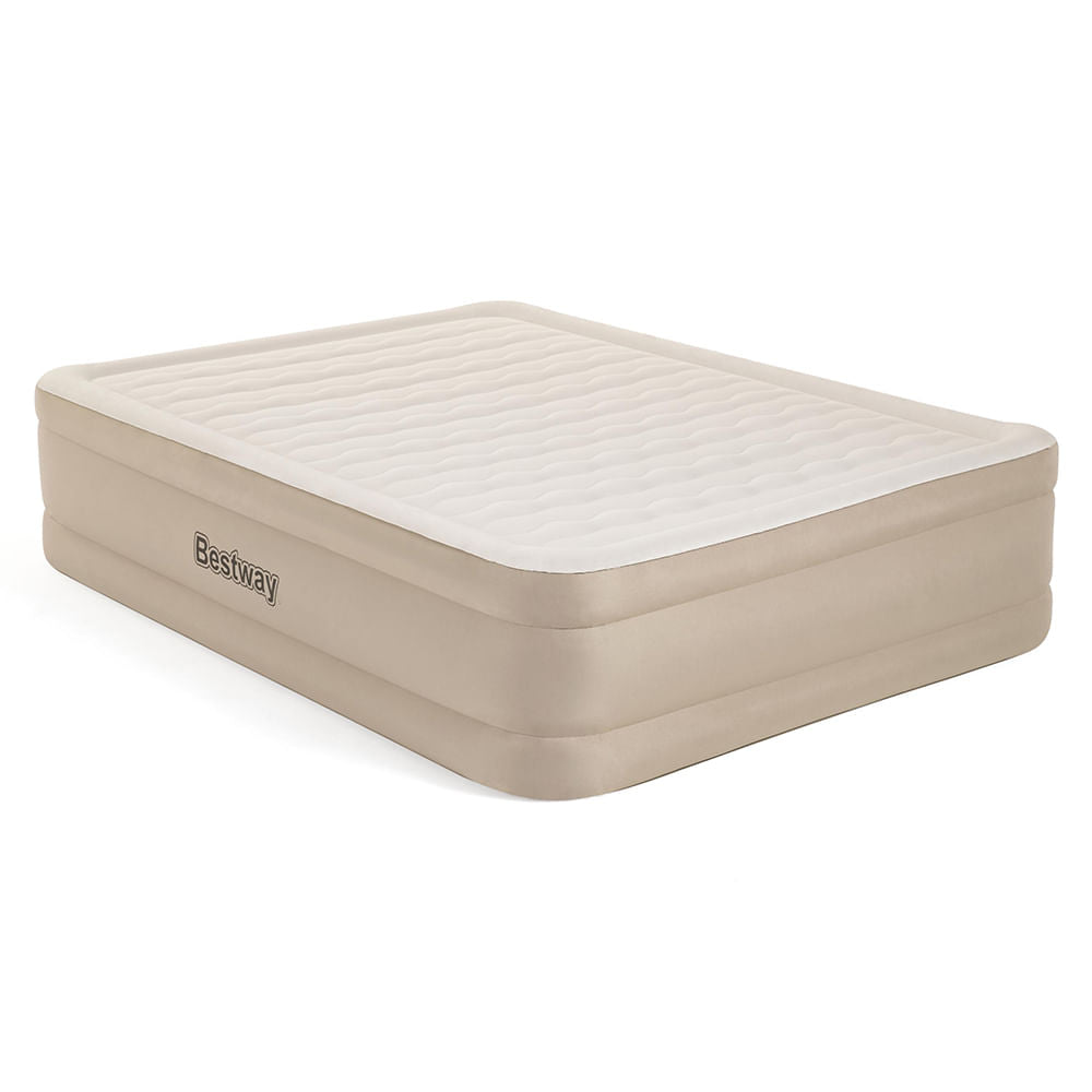 Colchão inflável casal queen Bestway com inflador elétrico incorporado 220v