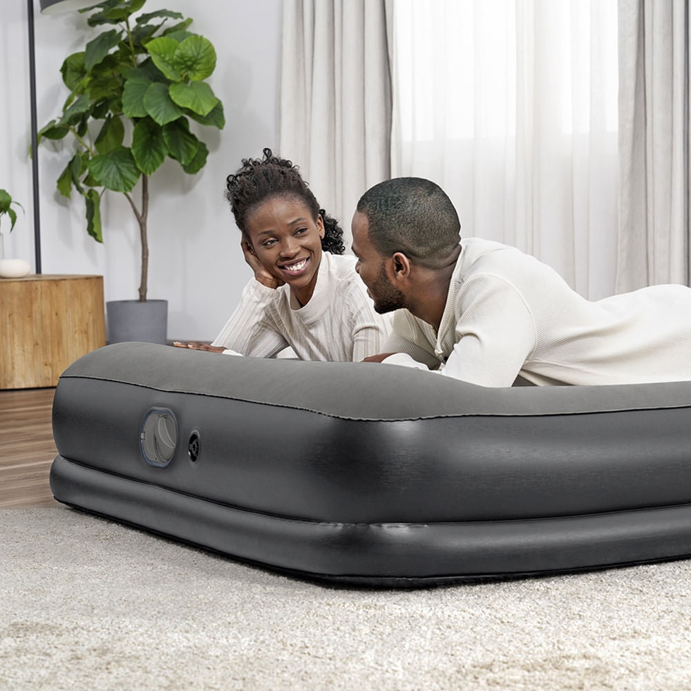 Colchão Inflável Bivolt 110/220v Queen Tritech USB Bestway