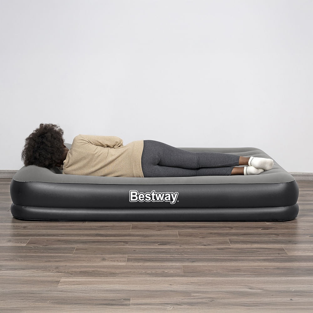 Colchão Inflável Bivolt 110/220v Queen Tritech USB Bestway