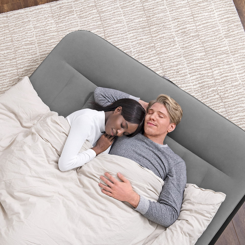 Colchão inflável casal queen Tritech com bomba 220v Bestway elétrico