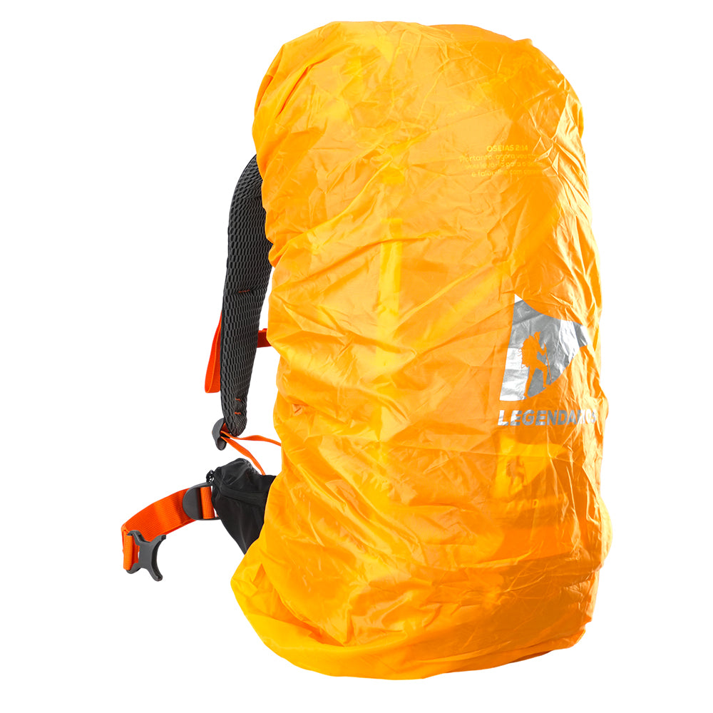 Mochila Legendários Andes 40 Litros - Tecido Ripstop Resistente, com Capa de Chuva Integrada, Compartimento para Notebook e Saída para Hidratação, Ideal para Trilhas, Viagens e Dia a Dia