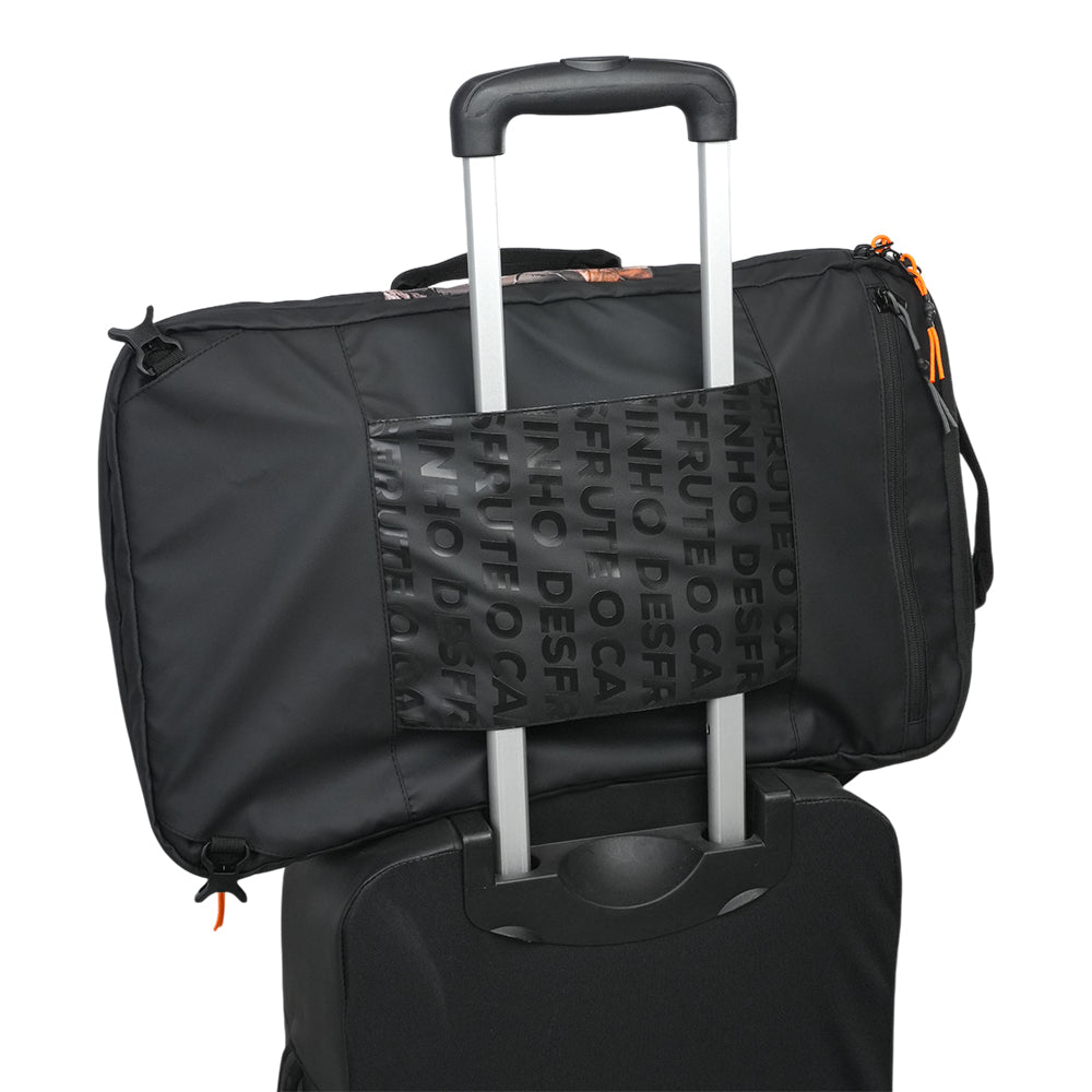 Mochila de Viagem Legendários Evoque 40L - Mala de Bordo em Poliéster PU 600D, Compartimento para Notebook, Alças Escamoteáveis e Design Híbrido para Viagens, Missões e Uso Executivo