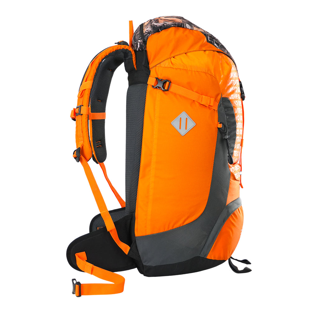 Mochila de Trilha Legendários Guará 50 Litros - Cargueira com Costado Acolchoado, Barrigueira Ajustável e Saída para Hidratação, Ideal para Camping, Expedições e Viagens de Aventura