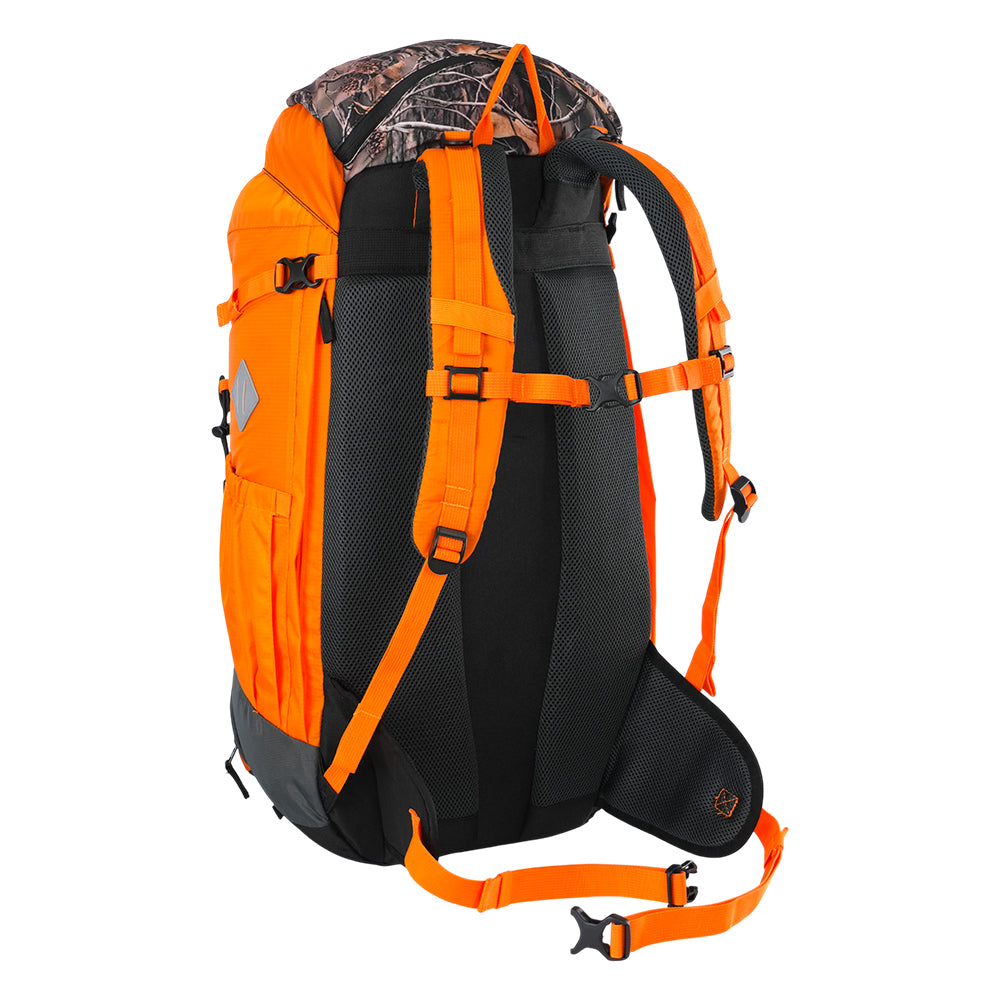 Mochila de Trilha Legendários Guará 50 Litros - Cargueira com Costado Acolchoado, Barrigueira Ajustável e Saída para Hidratação, Ideal para Camping, Expedições e Viagens de Aventura
