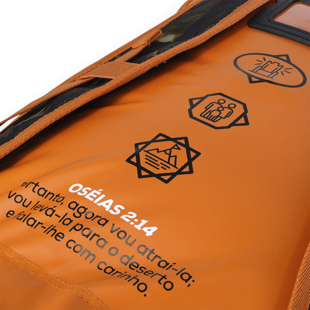 Mochila e Bolsa de Viagem Legendários Duffle Bag 50 Litros - Mala Híbrida em PVC 500D Tarpaulin Resistente à Água, com Divisória Interna, Ideal para Expedições, Academia e Aventuras ao Ar Livre