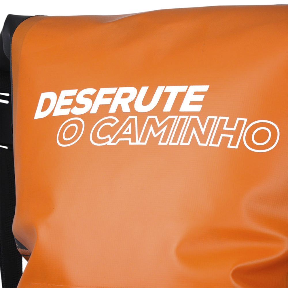 Mochila Estanque Legendários Duffle BKP 25 Litros Laranja: Bolsa Impermeável em PVC 500D Tarpaulin, Tecnologia Super Dry contra Água e Areia, Ideal para Pesca, Caiaque, Trilhas e Dias de Chuva