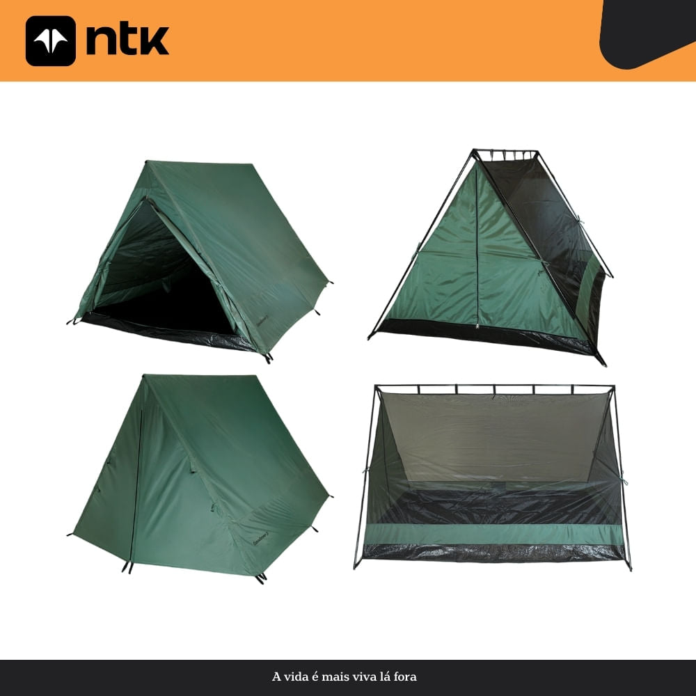 Barraca de Camping 2/3 Pessoas Canadense NTK 2000 mm