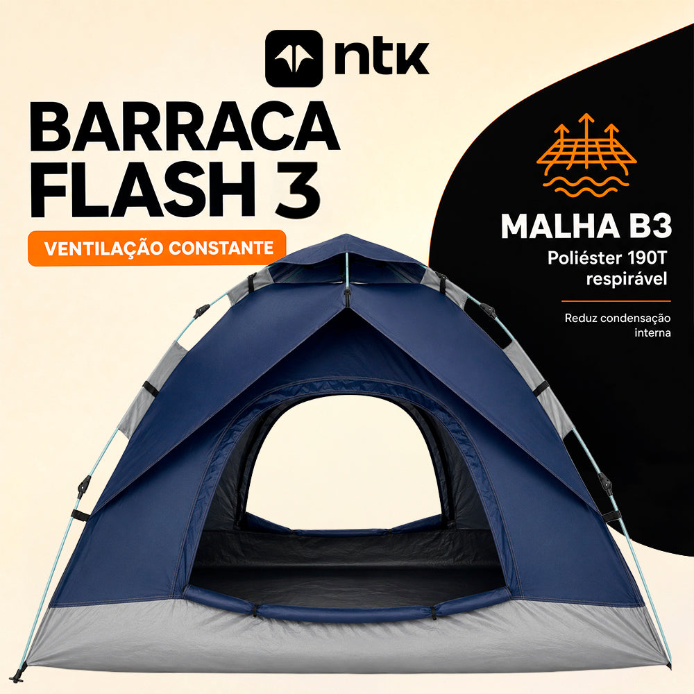 Barraca Automática Flash 3 Pessoas NTK