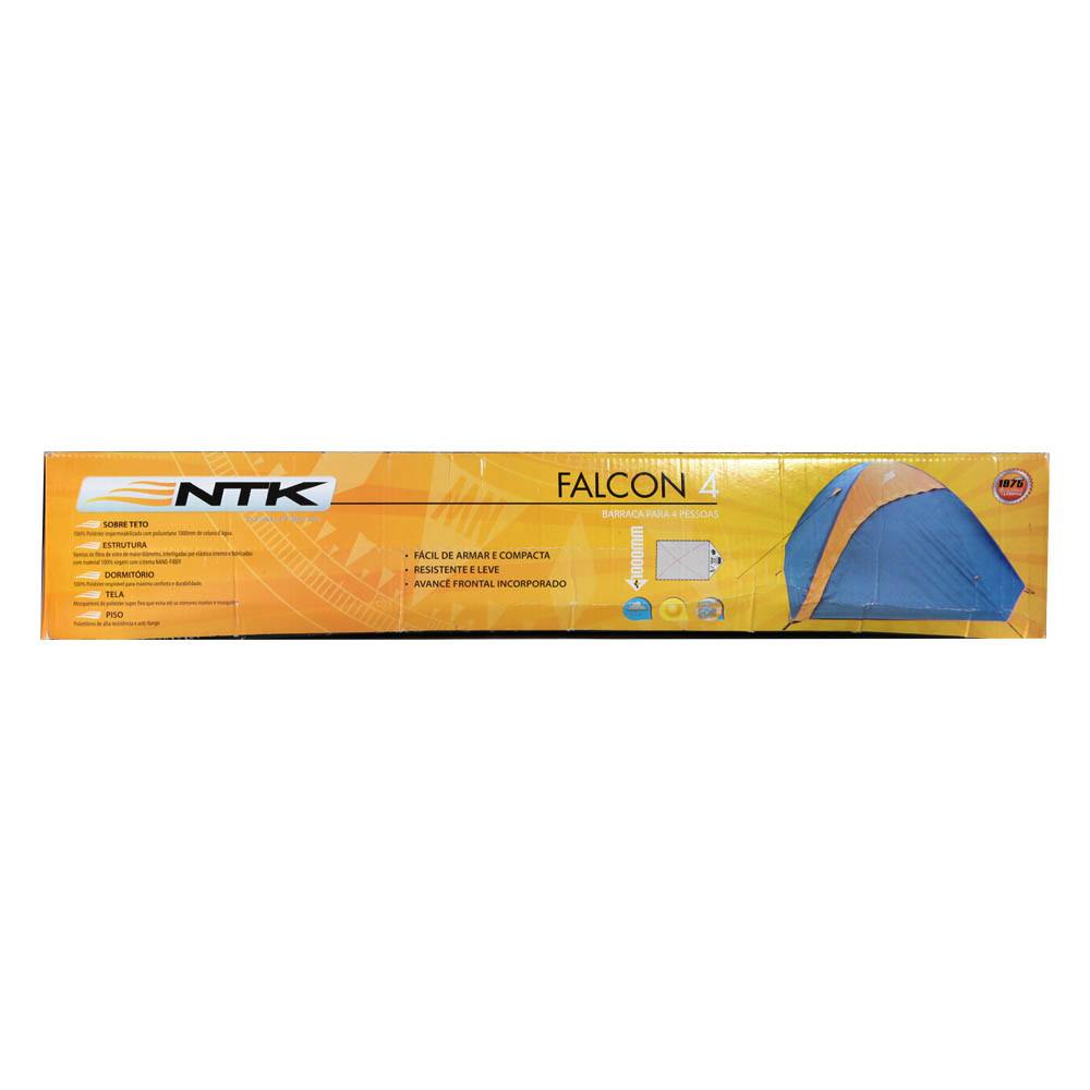 Barraca Camping 1/2 Pessoas Falcon NTK 1000 mm Tela Mosquiteiro UV50+