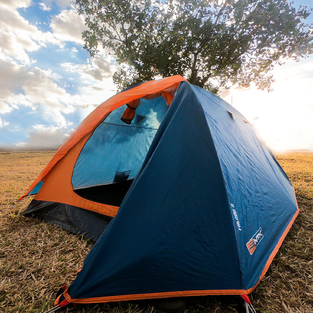 Barraca de Camping 2/3 Pessoas Falcon NTK Coluna d’água de 1000 mm com Avanço Frontal