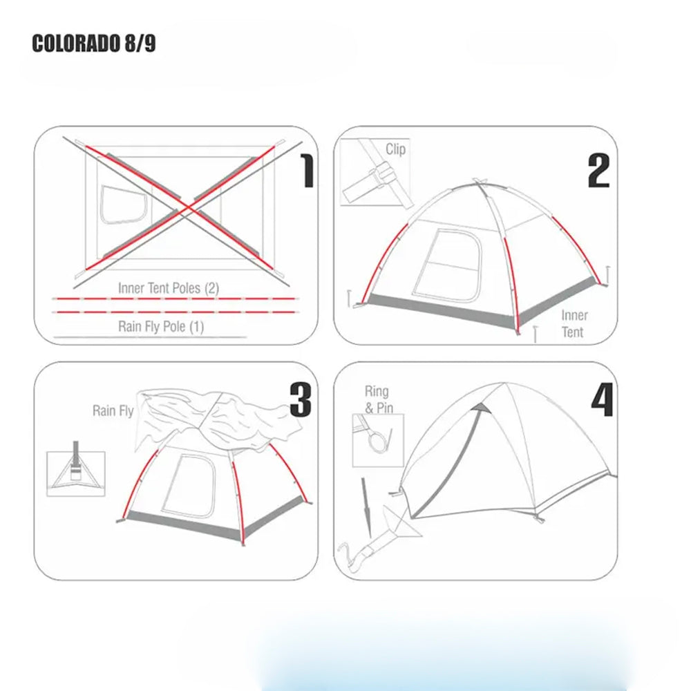 Barraca NTK Colorado GT Iglu 8/9 Pessoas