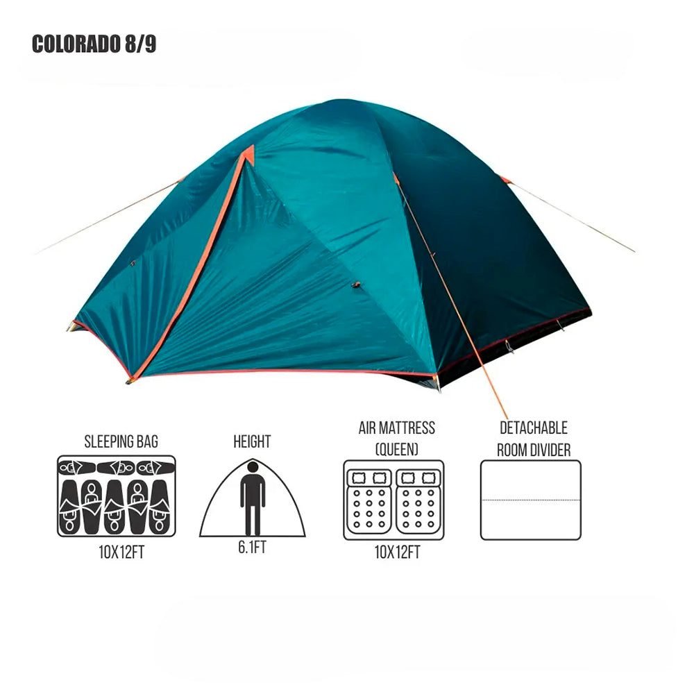 Barraca NTK Colorado GT Iglu 8/9 Pessoas