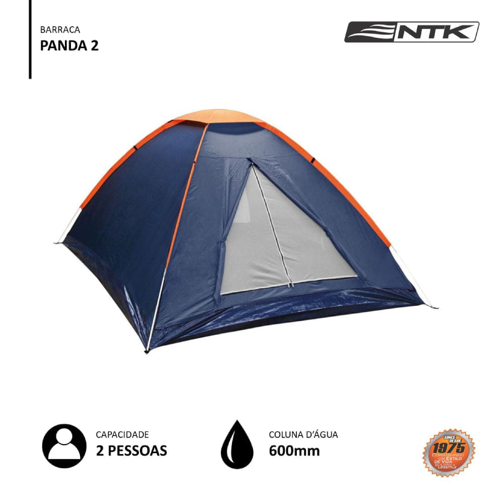 Barraca de Camping 1/2 Pessoas Panda NTK 600 mm
