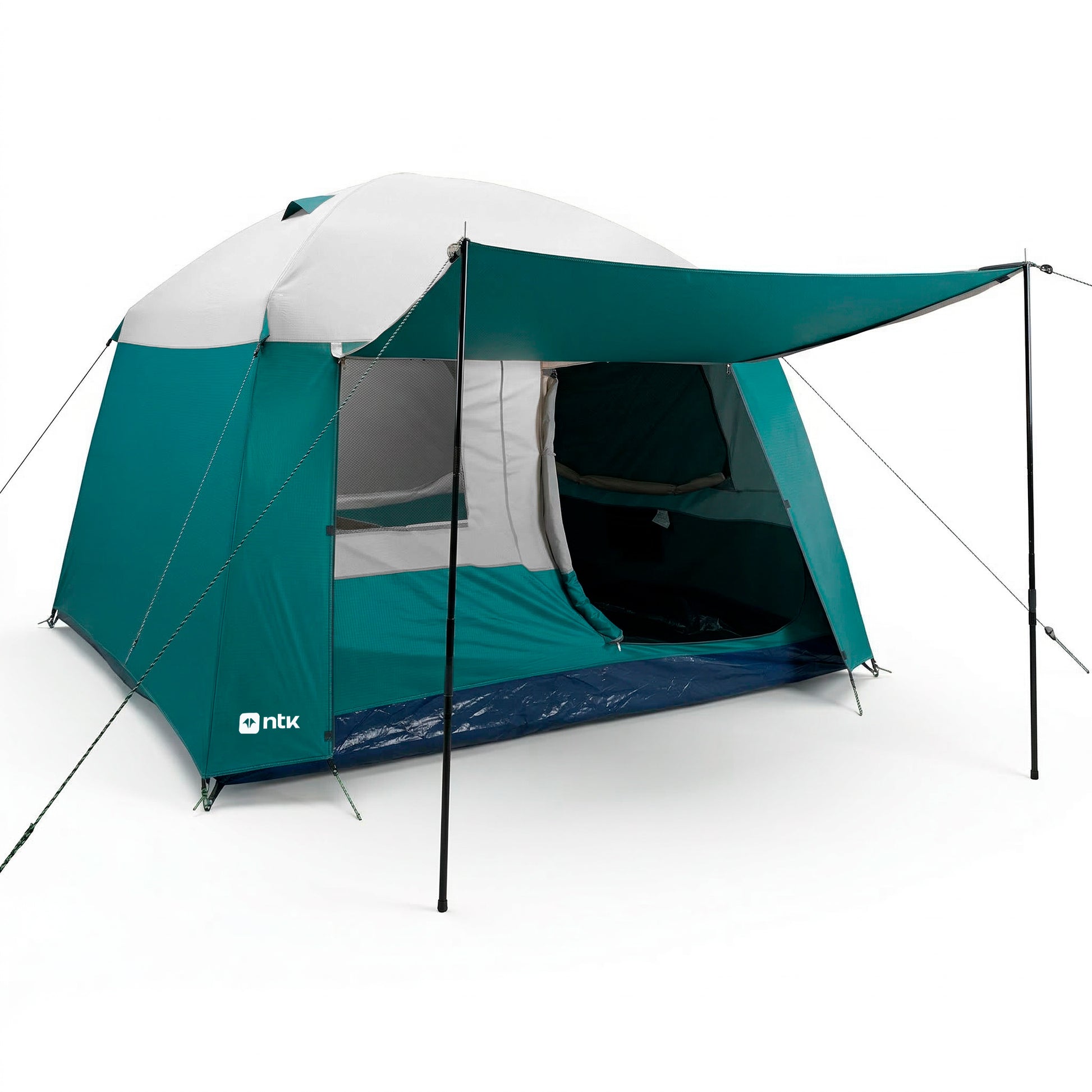 Barraca de Camping Hut GT 8/9 Pessoas NTK 2500mm e Sobreteto com Avanço