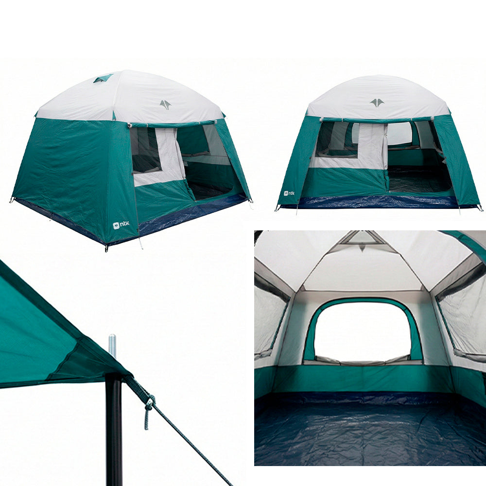 Barraca de Camping Hut GT 8/9 Pessoas NTK 2500mm e Sobreteto com Avanço