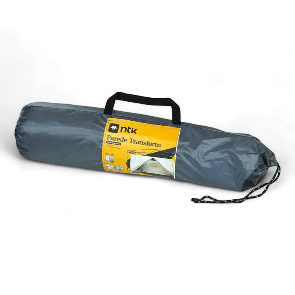 Parede para Gazebo Transform Wall em Poliéster 190T 3x3m Preto NTK