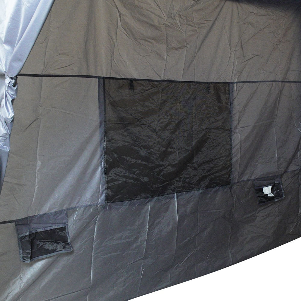 Parede para Gazebo Transform Wall em Poliéster 190T 3x3m Preto NTK