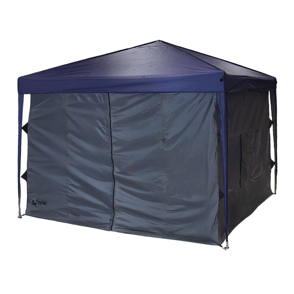 Parede para Gazebo Transform Wall em Poliéster 190T 3x3m Preto NTK
