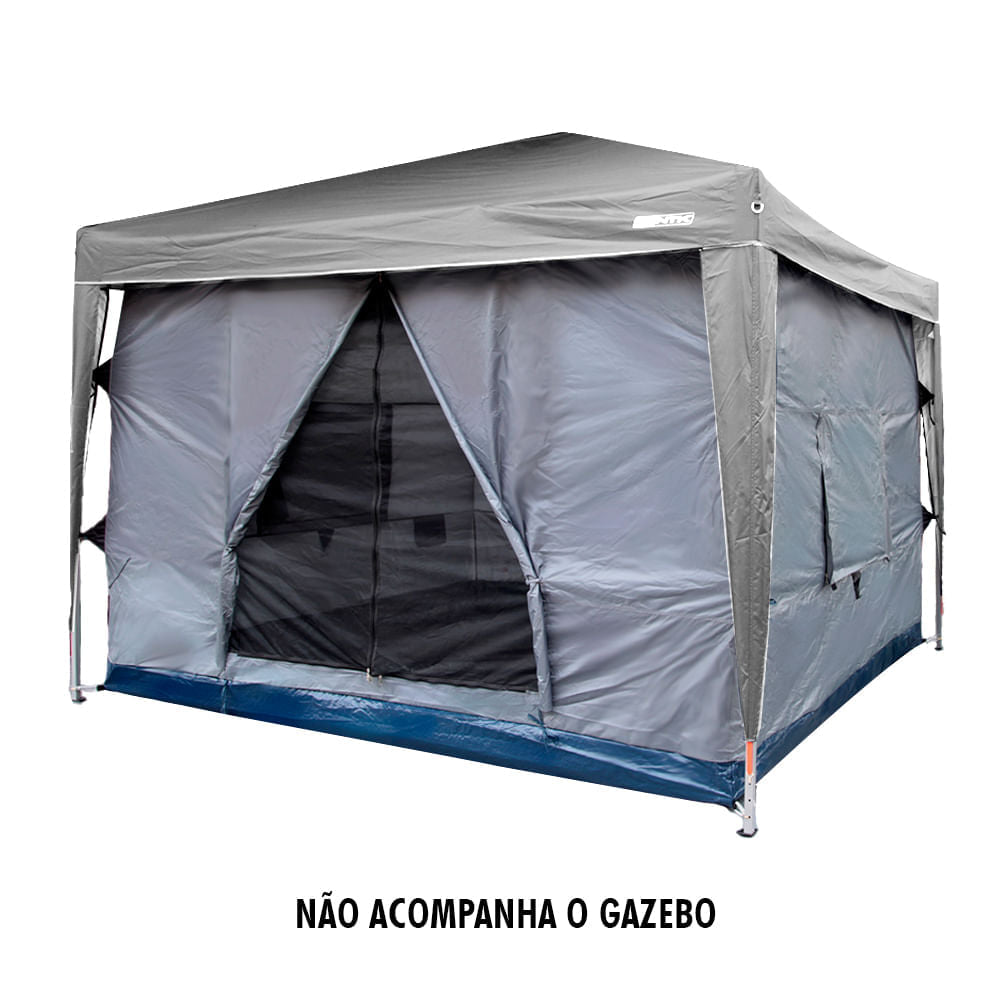 Barraca para Gazebo 3x3 Transform 3000 mm NTK com piso antifungos