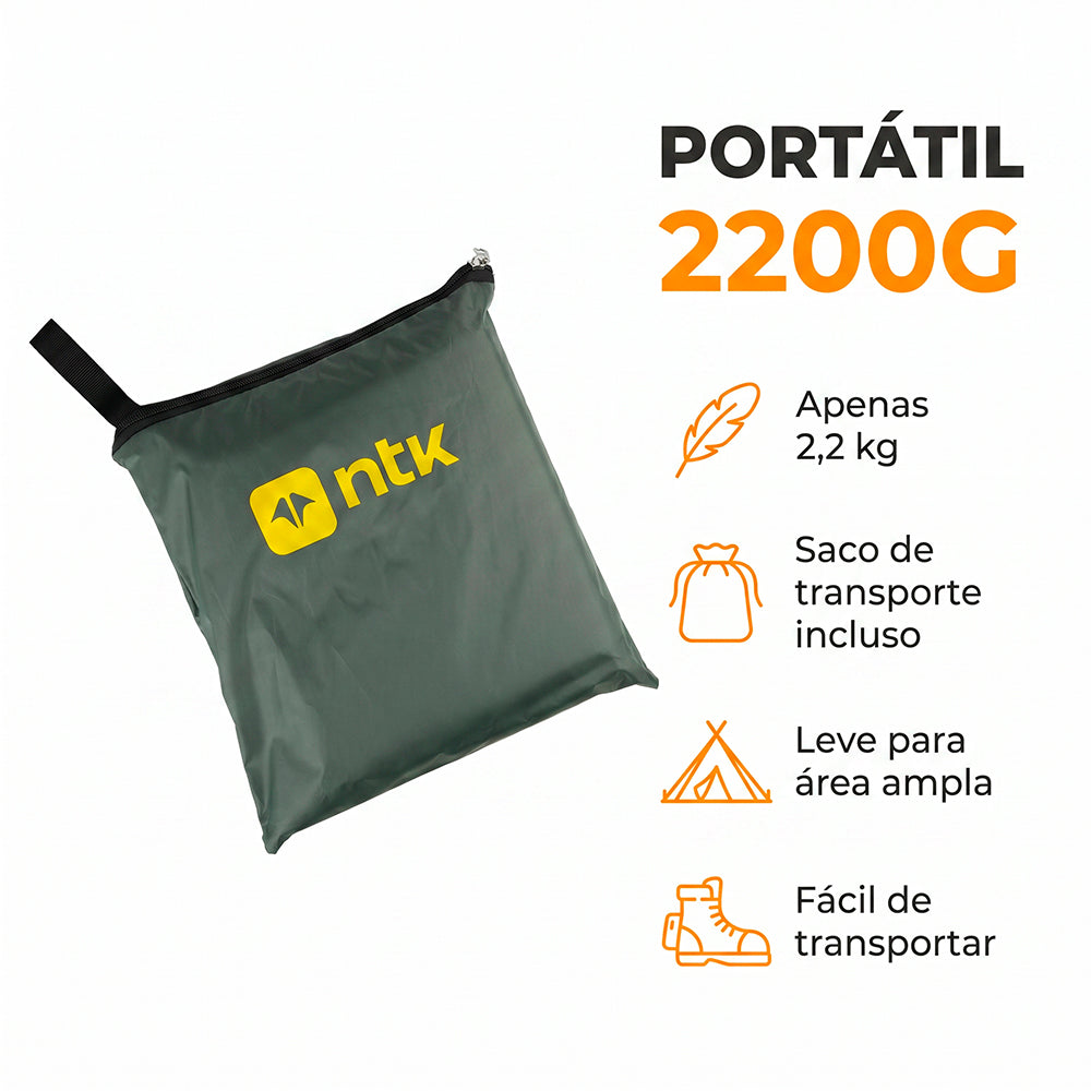 Toldo Camping NTK Toró 5,50 x 7m 1500 mm