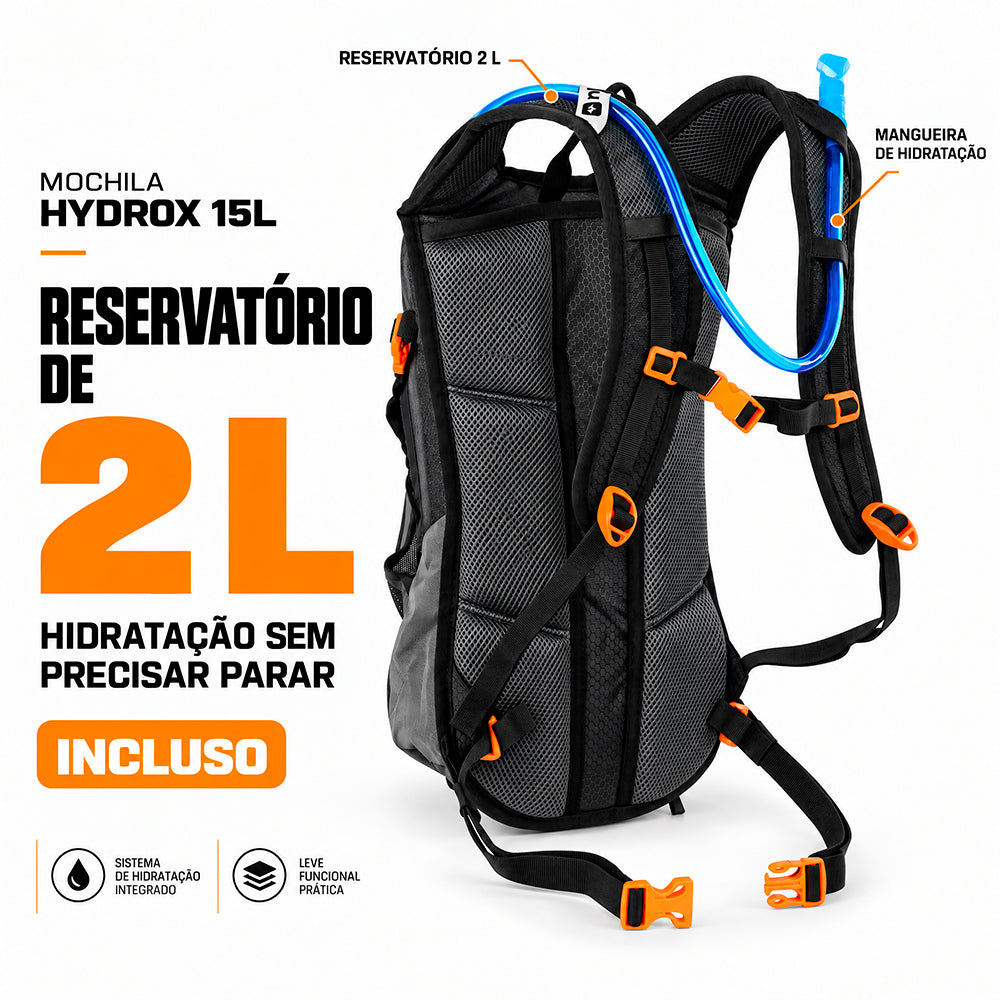 Mochila Hidratação Hydrox 15L
