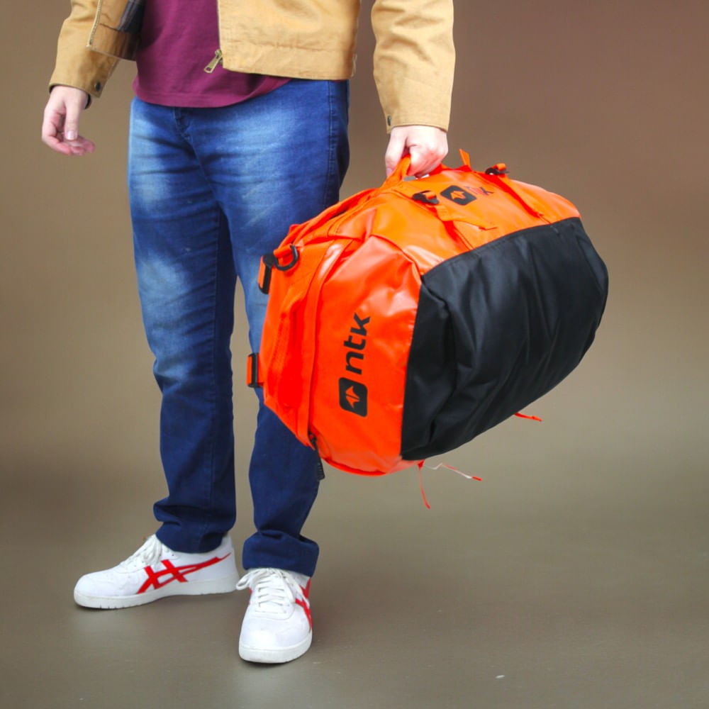 Mochila/Bolsa 50L em PVC Duffle Bag NTK