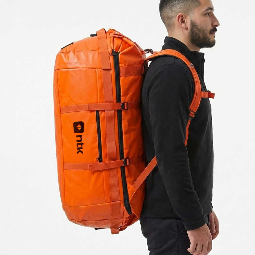 Mochila Duffle Bag NTK 120L Impermeável em PVC 500D