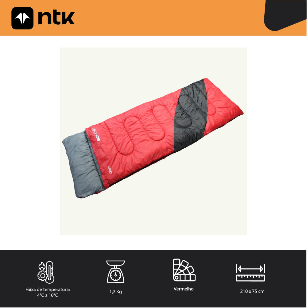 Saco de Dormir / Manta Térmica 4° a 10°C Liberty NTK