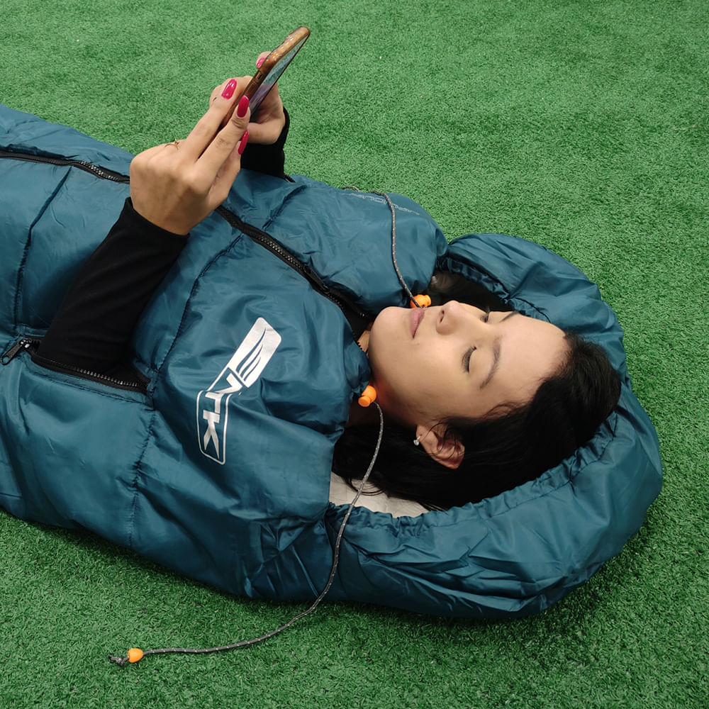 Saco de dormir misto NTK Handman de 10°C a 20°C