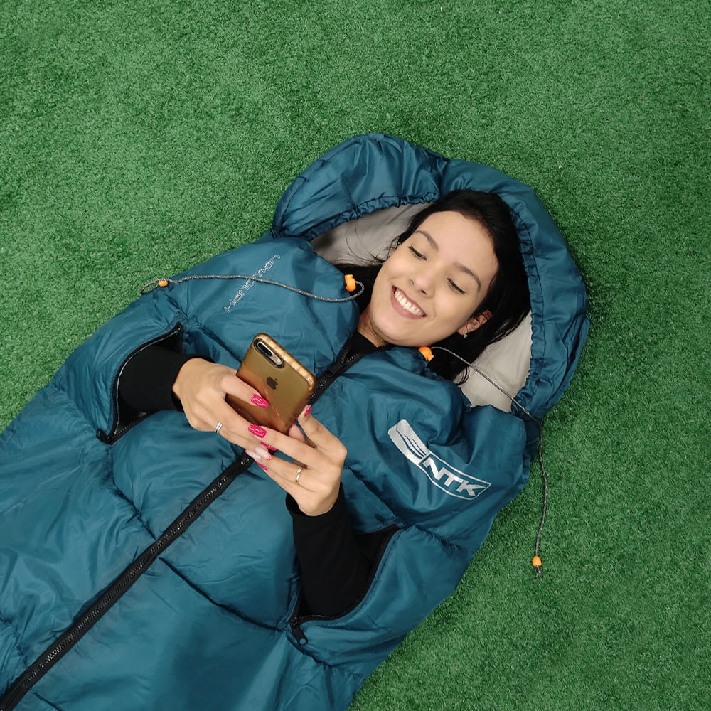 Saco de dormir misto NTK Handman de 10°C a 20°C