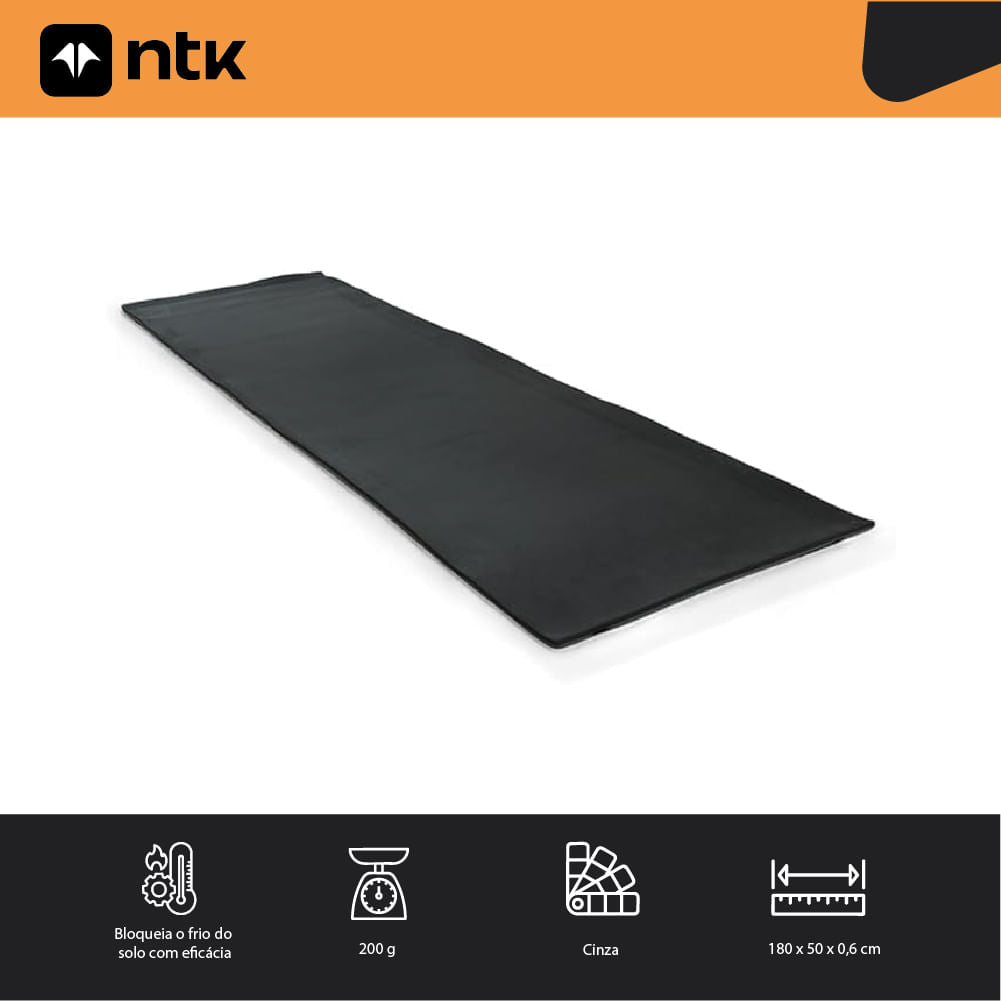Isolante Térmico 180x50cm NTK EVA Laminado com Alumínio Refletivo