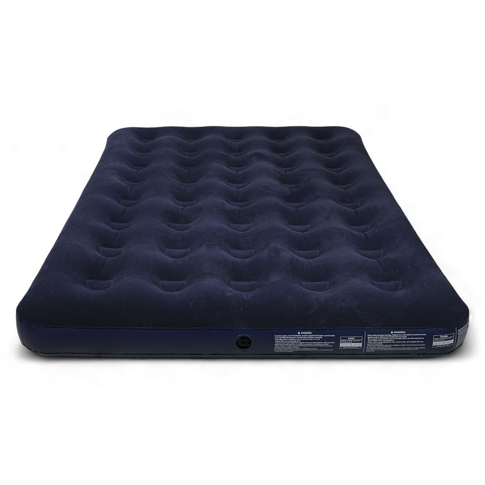 Combo Colchão Inflável Casal Star NTK + Inflador Recarregável USB NTK