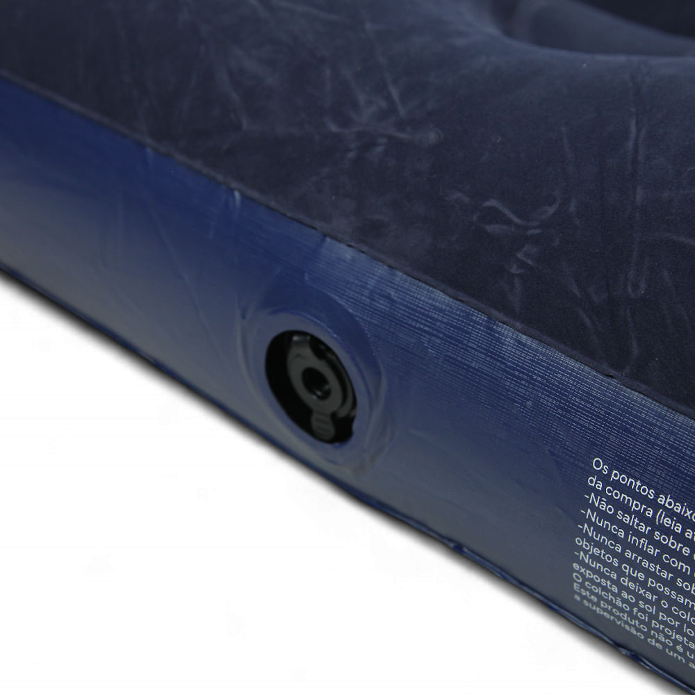 Colchão Inflável Star Casal Superfície Aveludada PVC NTK